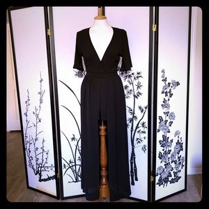 ✨Black Chiffon shorts romper✨